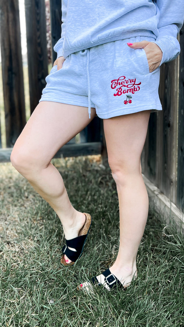 Krista | Cherry Bomb Lounge Shorts