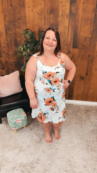 Julie Tunic Dress | White Floral