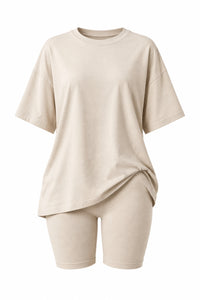 Nic Short Set: Sand Beige