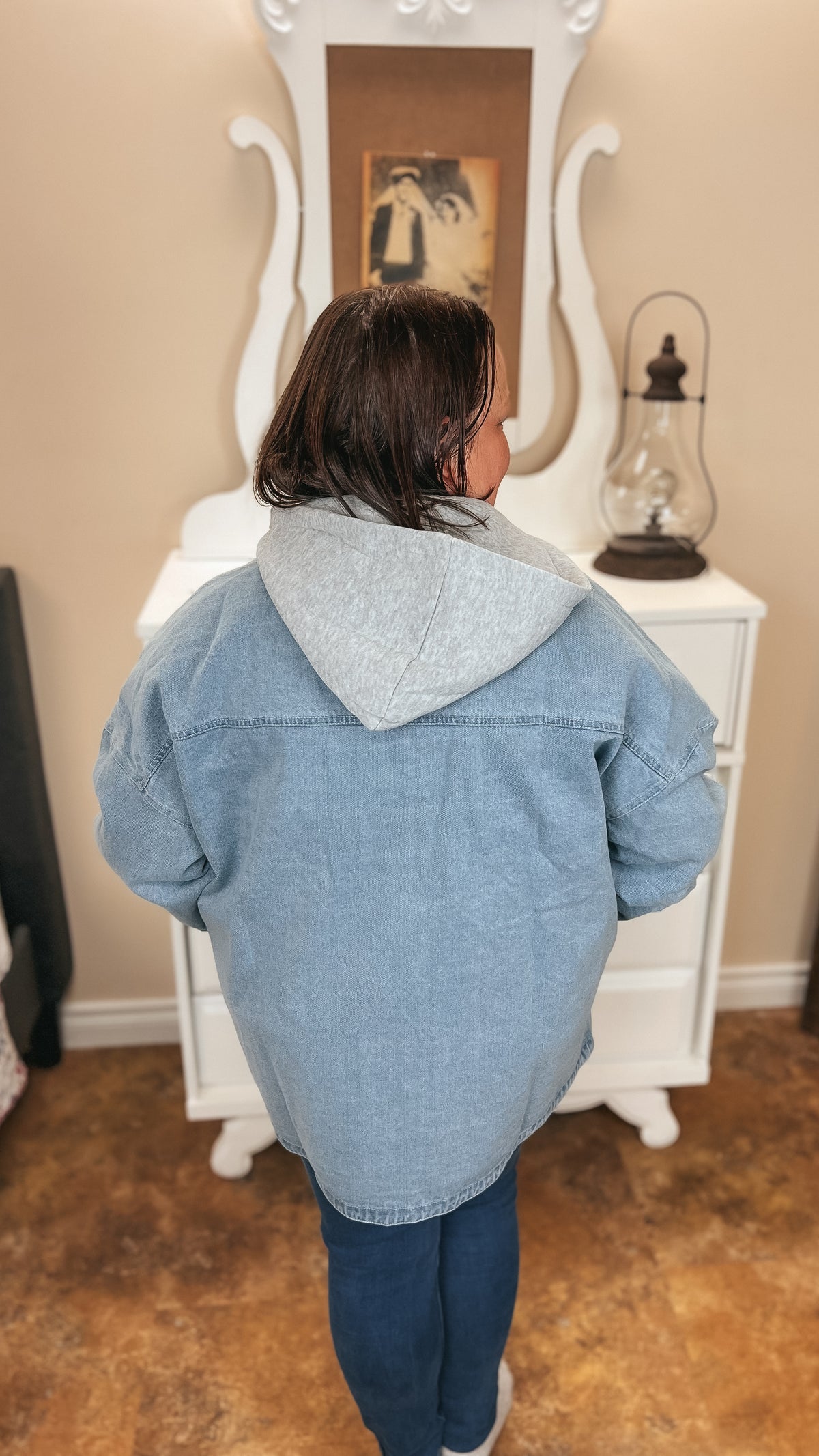 Memphis Hooded Denim Jacket