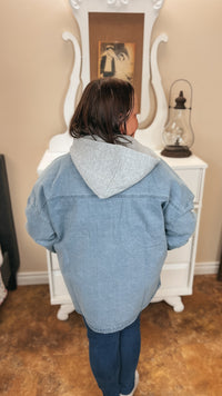 Memphis Hooded Denim Jacket