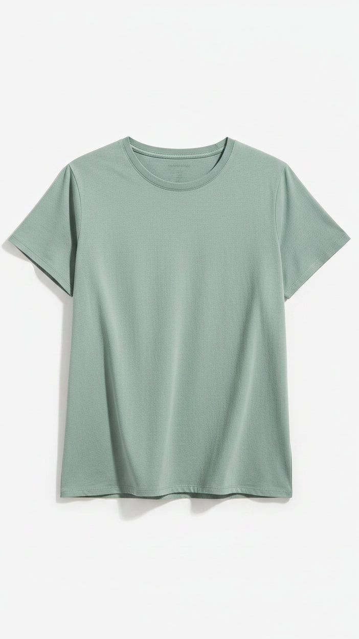 Julia Basic Tee | Blue Grey