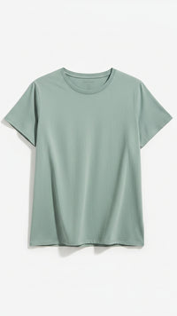Julia Basic Tee | Blue Grey