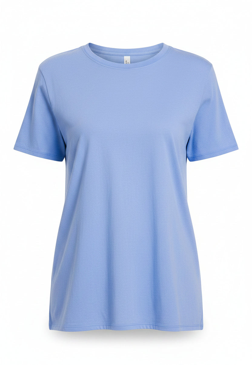 Julia Basic Tee | Cornflower Blue