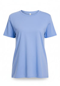 Julia Basic Tee | Cornflower Blue
