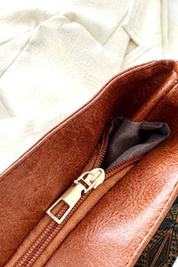 Jaycee Cross Body Bag: Camel