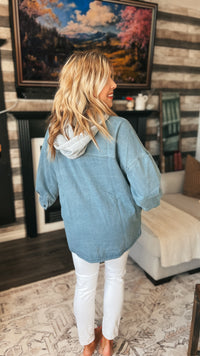 Memphis Hooded Denim Jacket