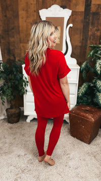 Skylar Lounge Set 2.0: Ruby Red