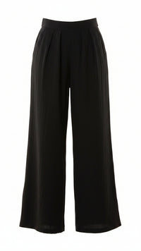 Nova Wide Leg Pants | Black