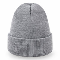 Knit Beanie: Grey
