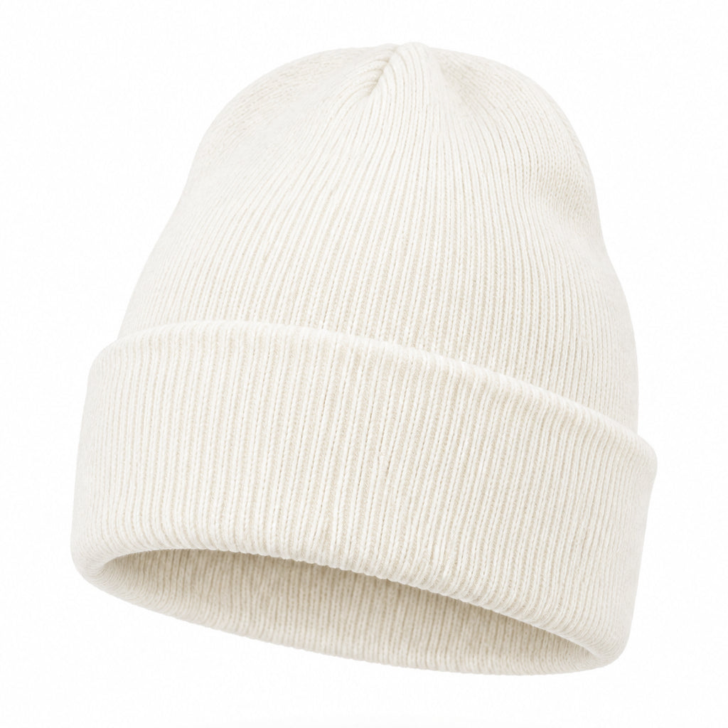 Knit Beanie: Ivory