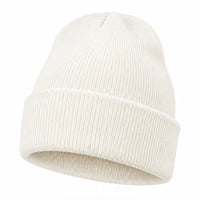 Knit Beanie: Ivory