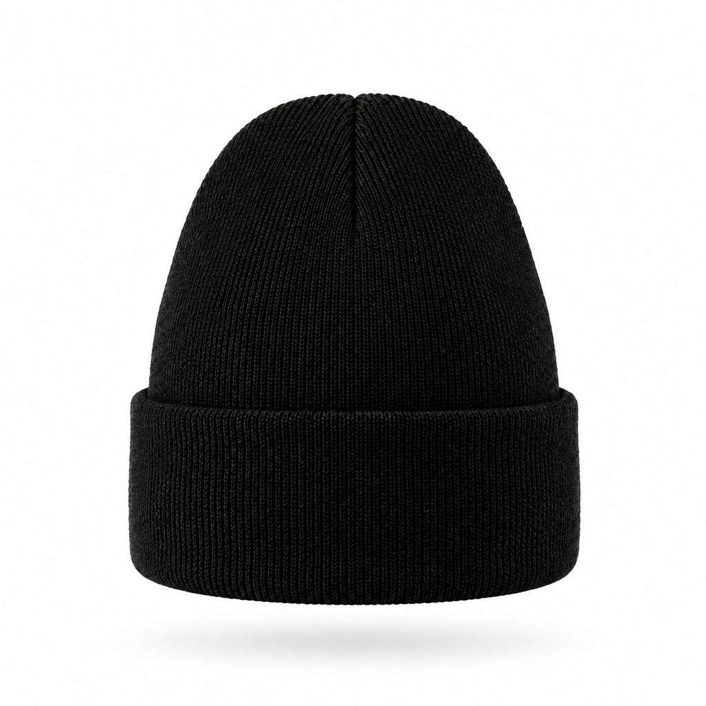 Knit Beanie: Black