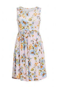 Kyrah Floral Sundress | Pink & Blue