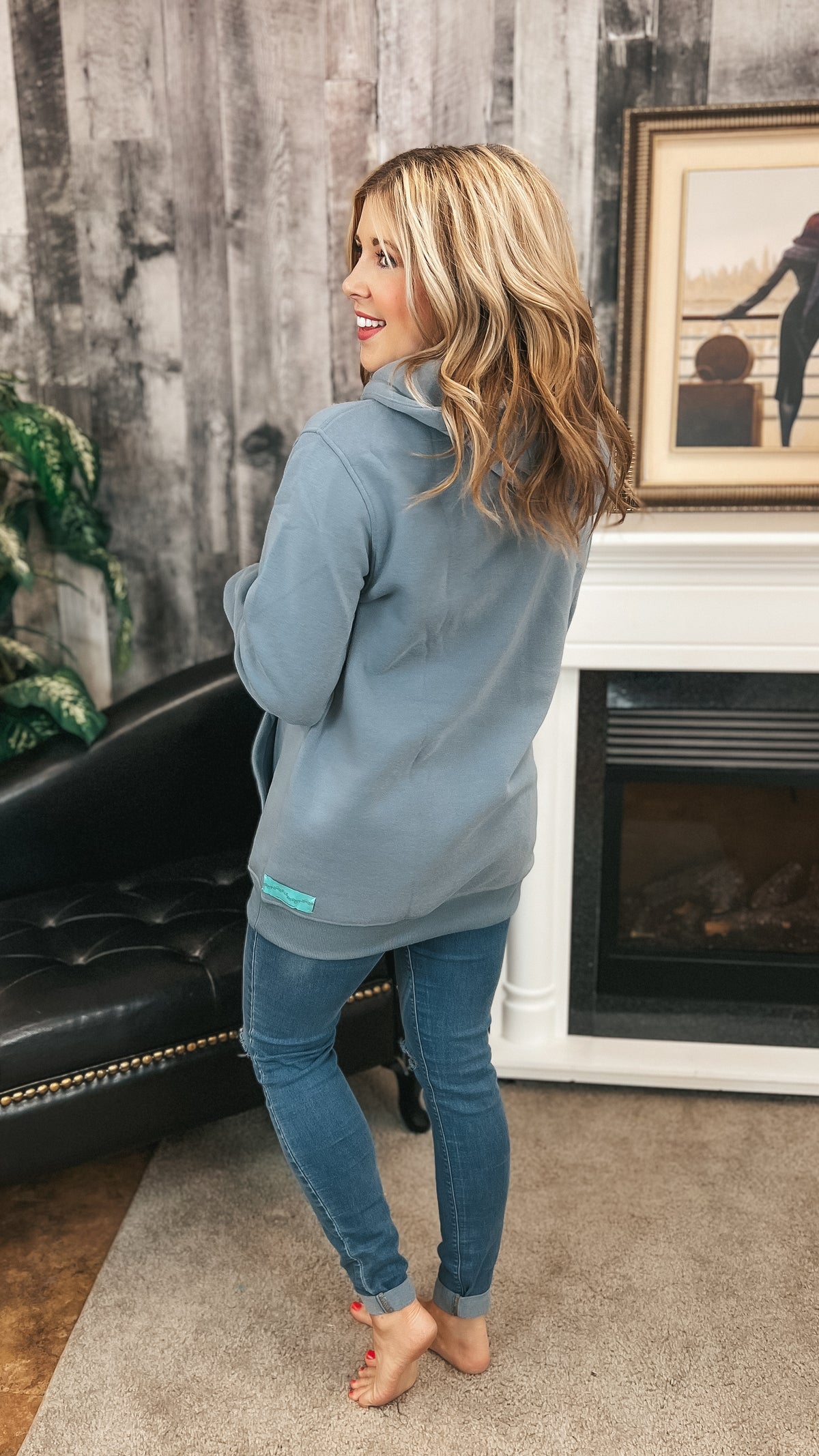 Amber Hoodie | Slate