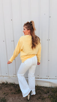 California Crewneck | Yellow
