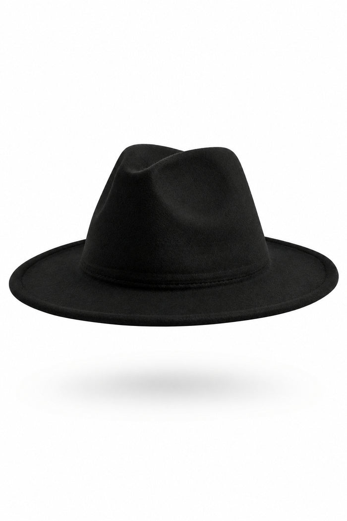 Black fedora hat 