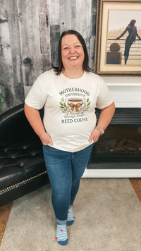 Motherhood Tee| Cream