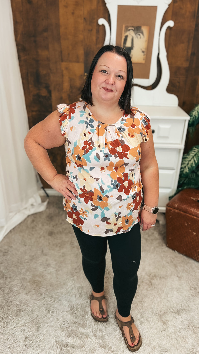 Eileen Floral Blouse | Blush