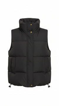 Tori Puffer Vest | Black