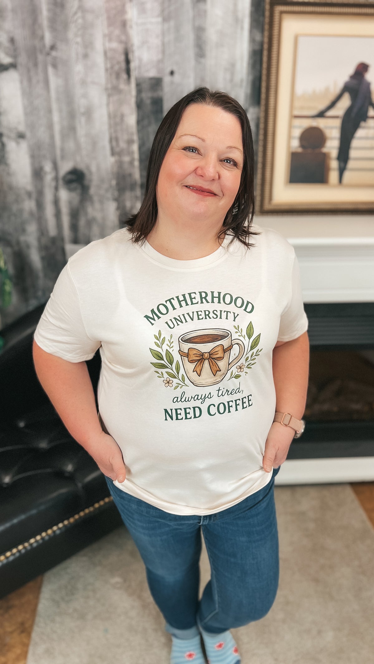 Motherhood Tee| Cream