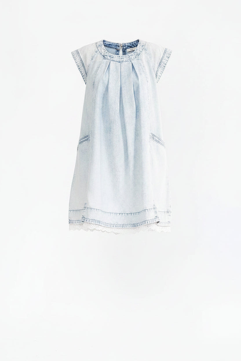 Tracey Denim Sundress | Light Indigo