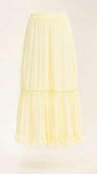 Martina Maxi Skirt| Yellow