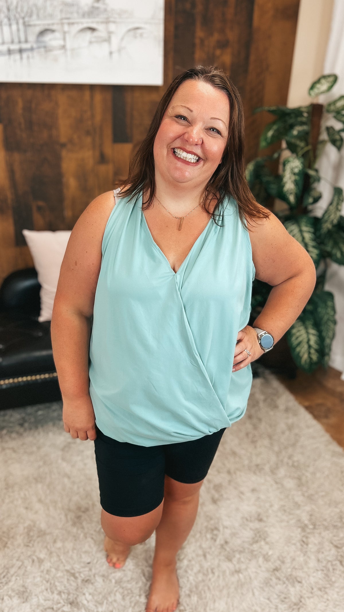 Trista Tank Top 2.0 | Dusty Green