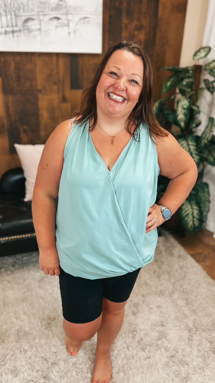 Trista Tank Top 2.0 | Dusty Green