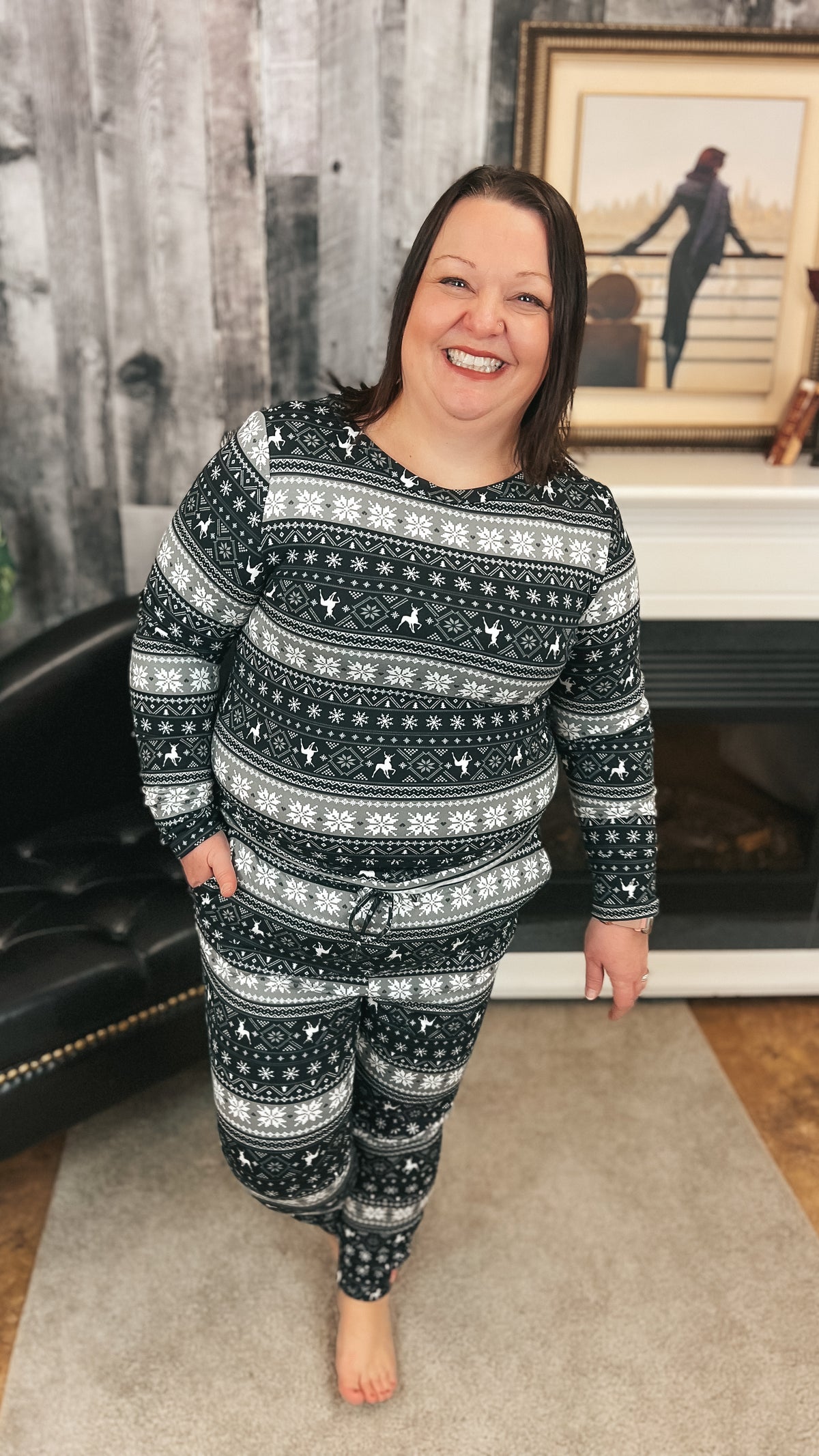 Christmas Pajamas | Charcoal