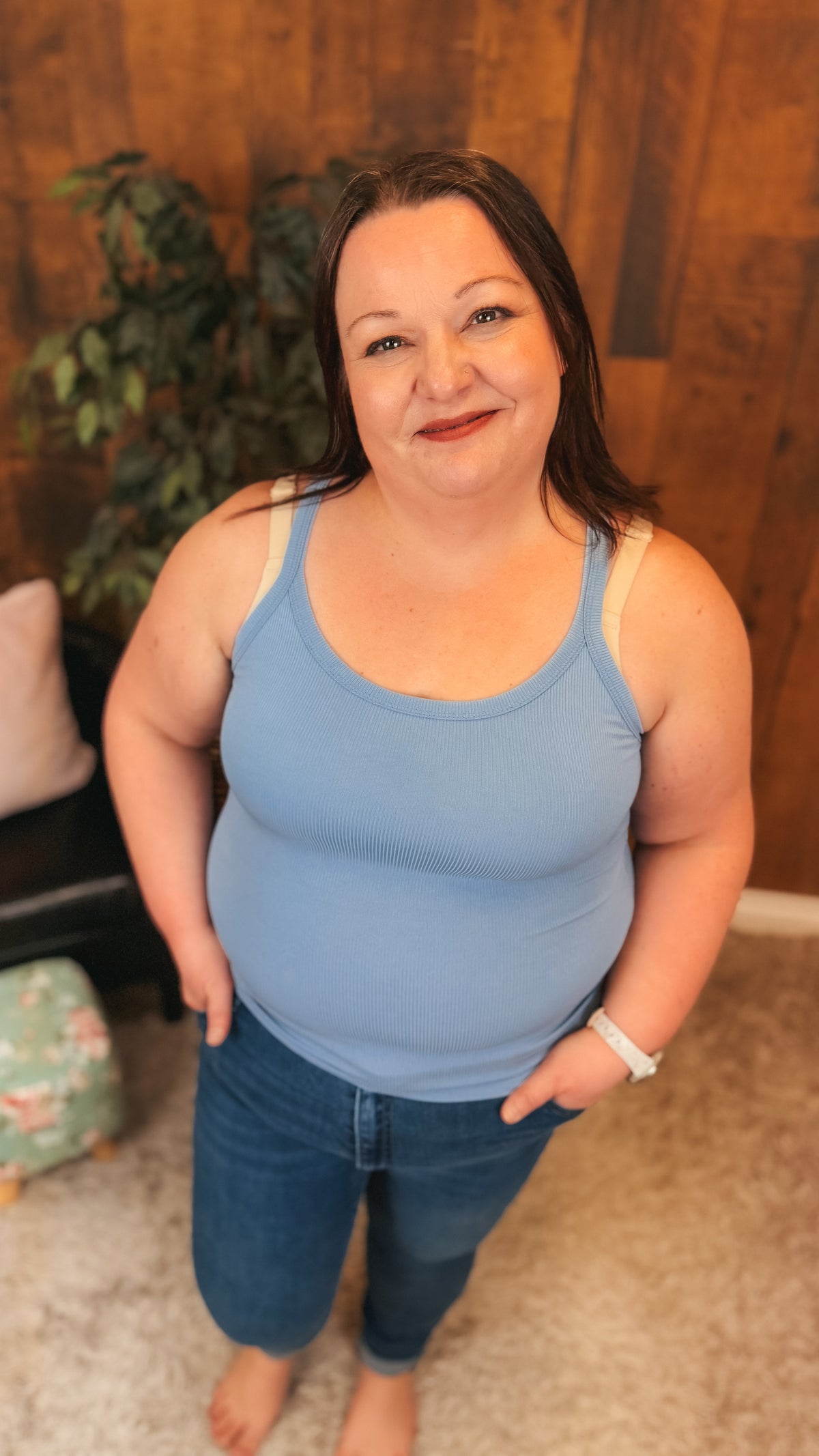 Sabrina Tank Top | Powder Blue