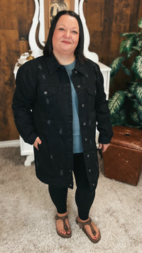 Macy Denim Jacket | Black