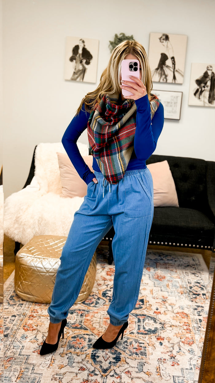 Darla Chambray Denim | Medium Wash