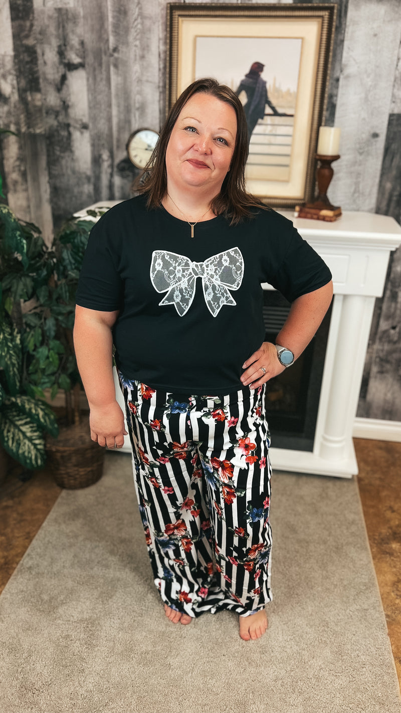 Shelly Wide Leg Floral Pants