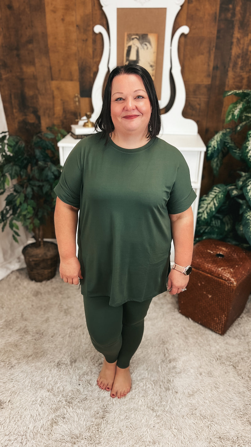 Skylar Lounge Set 2.0: Dark Olive