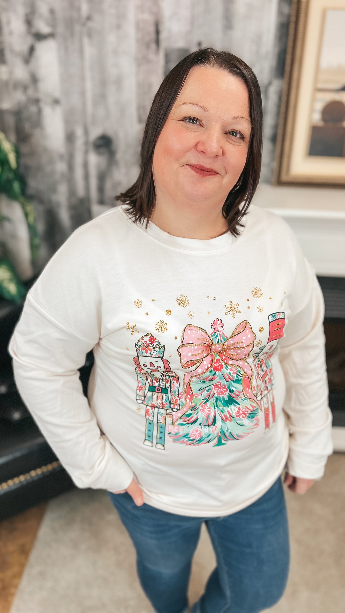 Nutcracker Christmas Sweater | Cream