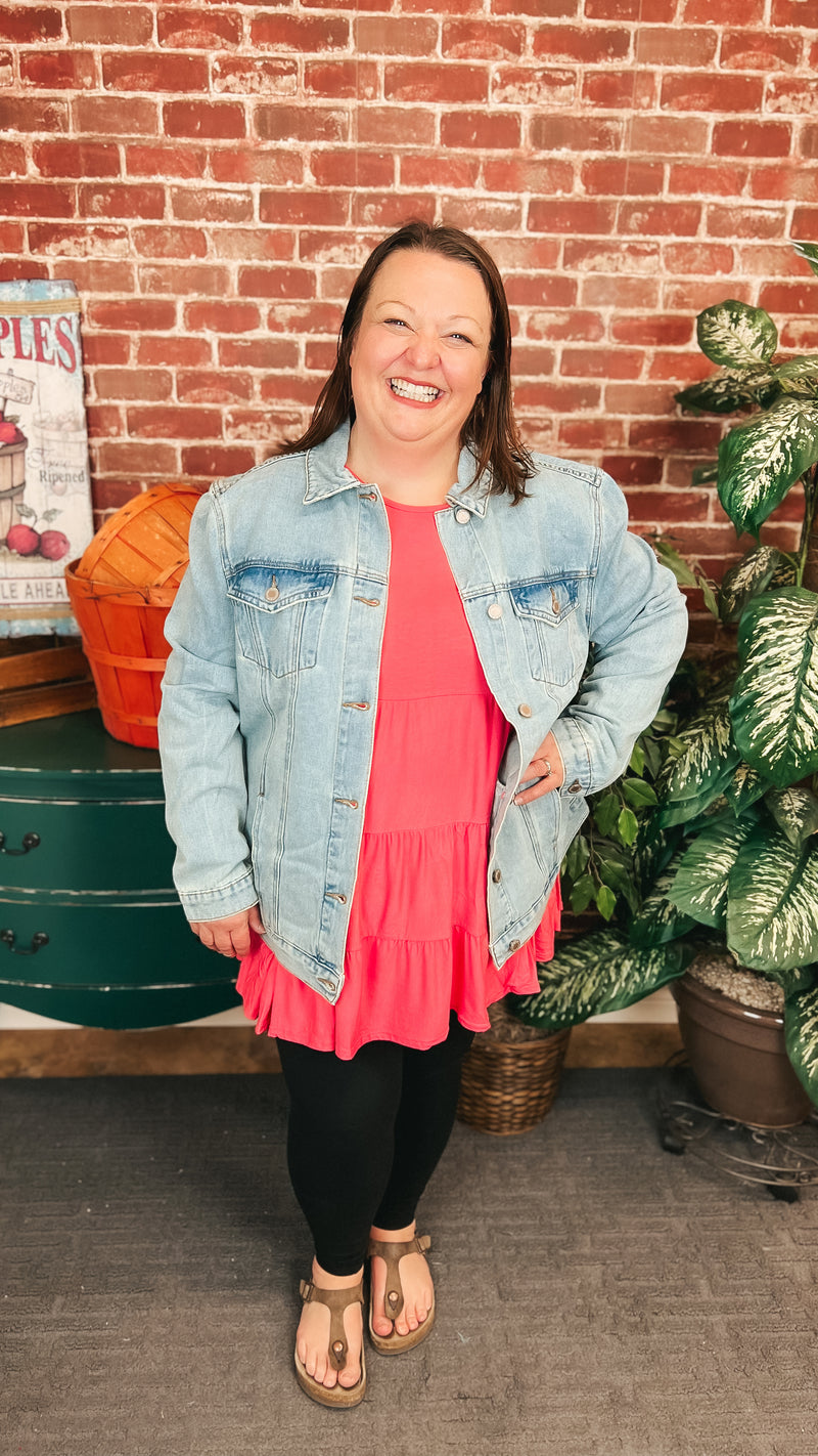 Kate Denim Jacket: Vintage Wash