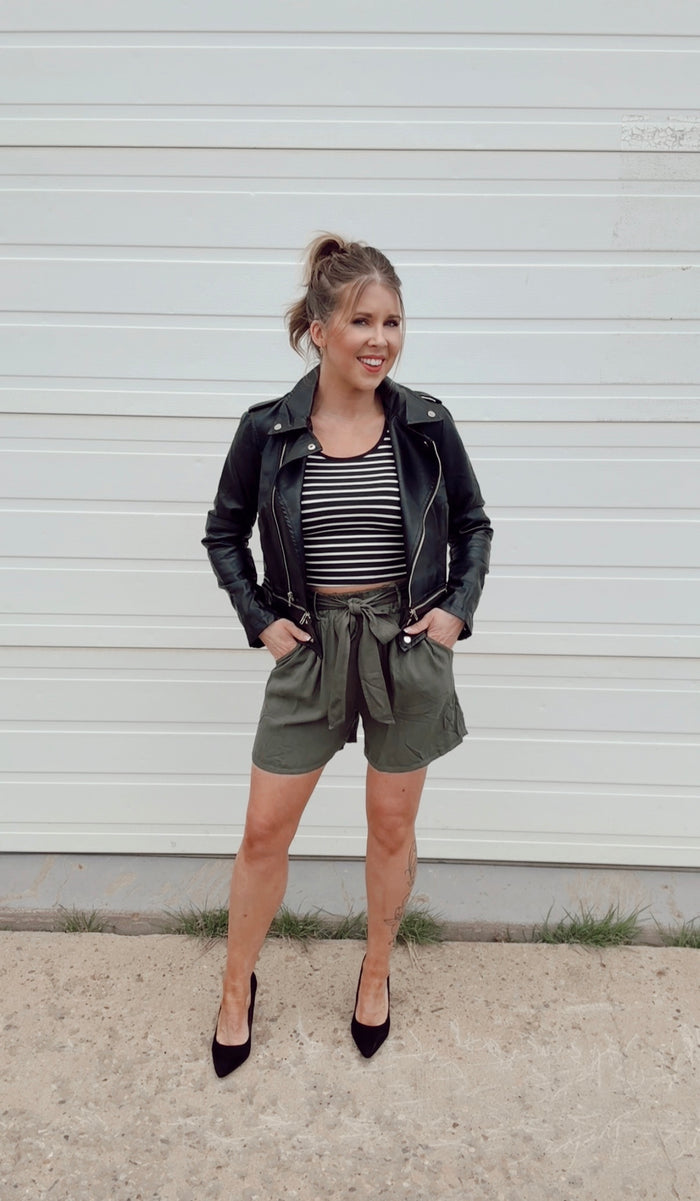 Karlee Shorts | Olive *SALE*