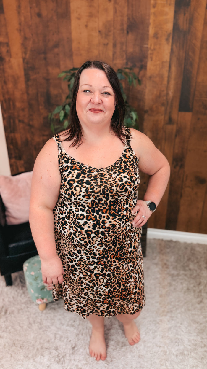 Julie Tunic Dress | Leopard