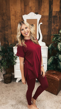 Skylar Lounge Set 2.0: Cabernet