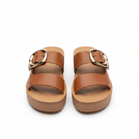 Kristen Sandals | Cognac