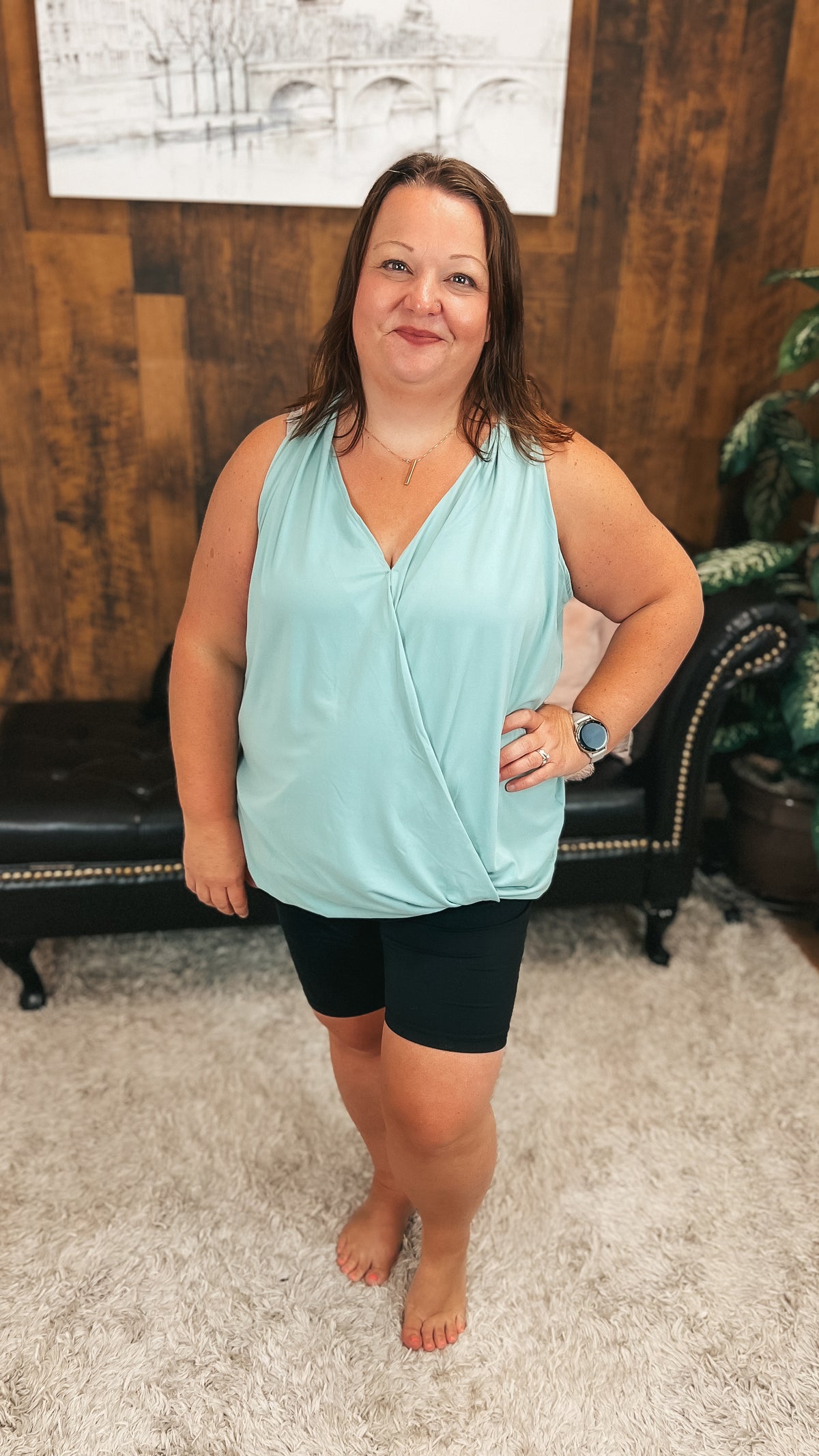 Trista Tank Top 2.0 | Dusty Green