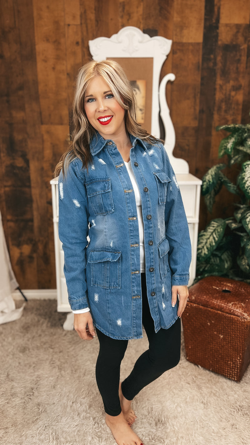 Tammy Denim Jacket | Light Blue