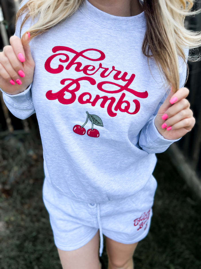 Cathy | Cherry Bomb Graphic Sweatshirt