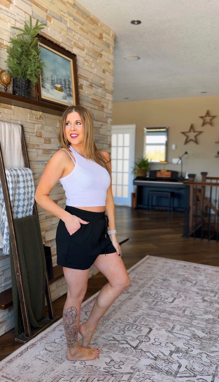 Georgina Jogging Shorts | Black