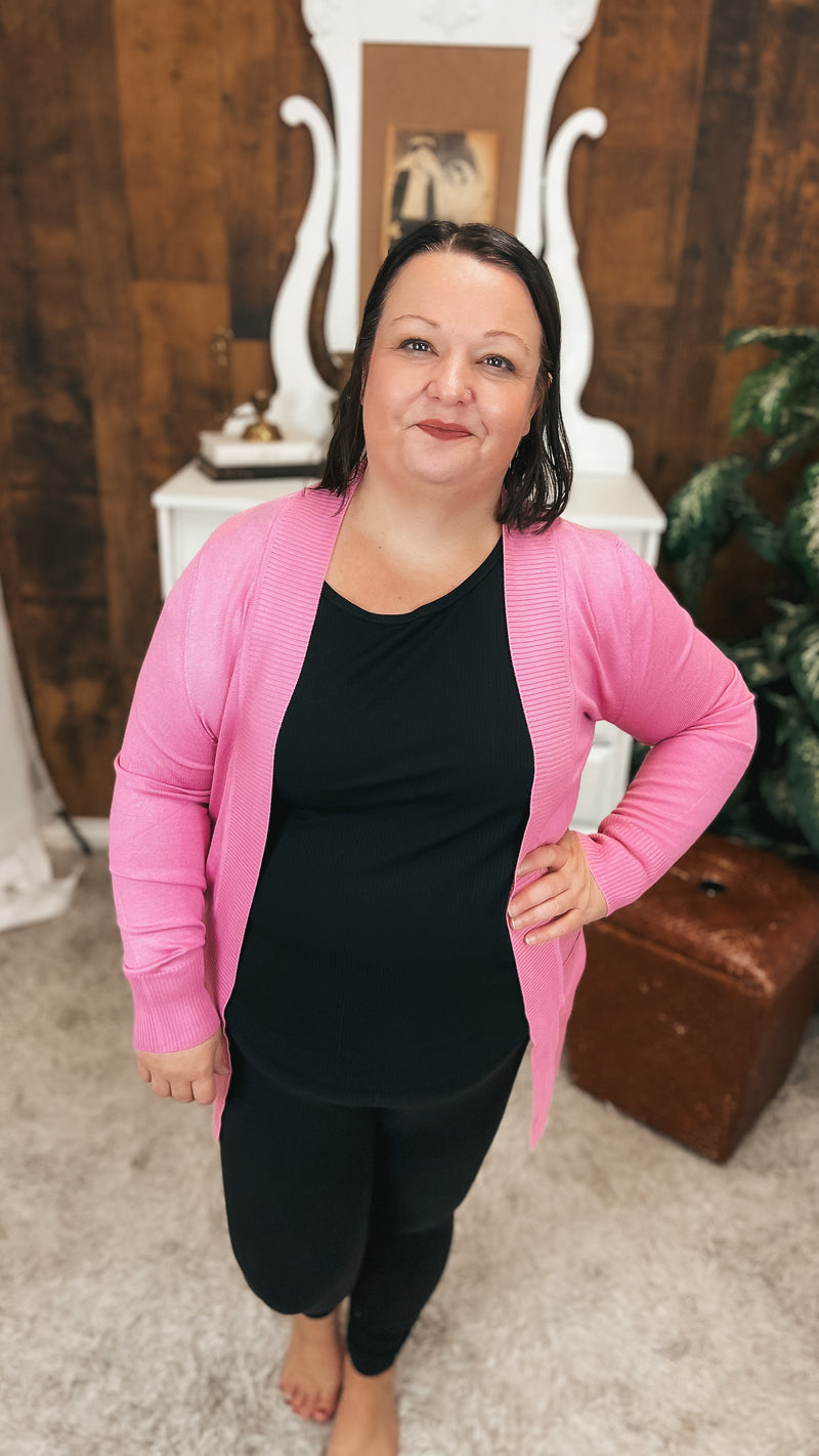 Sherry Cardigan 2.0 | Bubblegum Pink