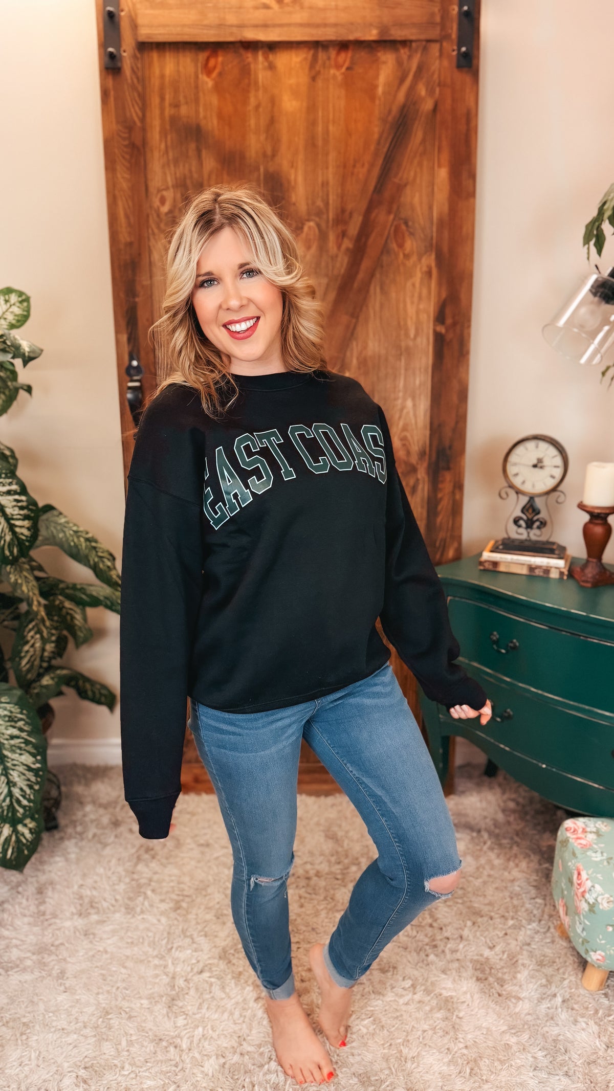 East Coast Crewneck | Black