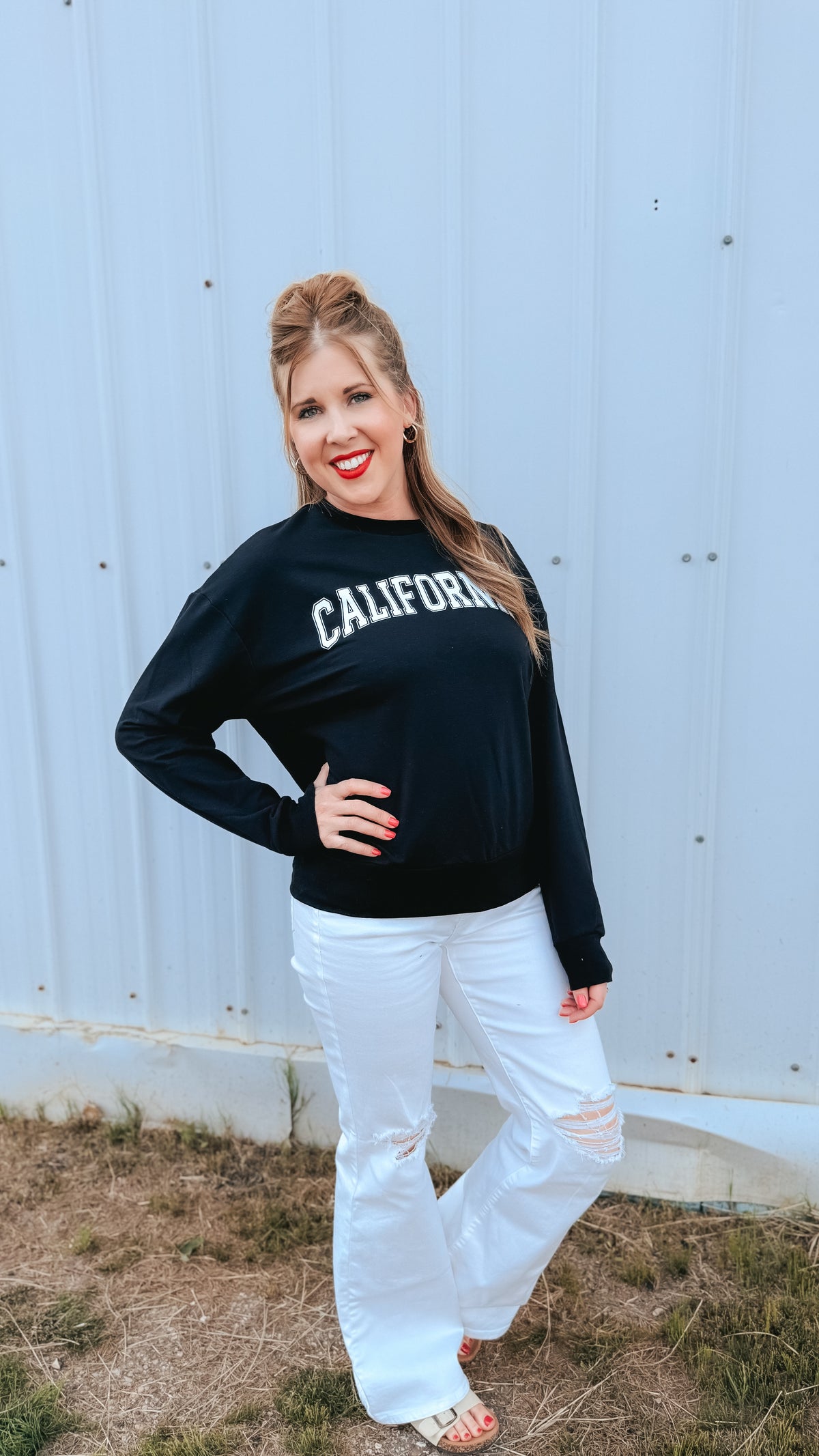 California Crewneck | Black