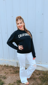 California Crewneck | Black