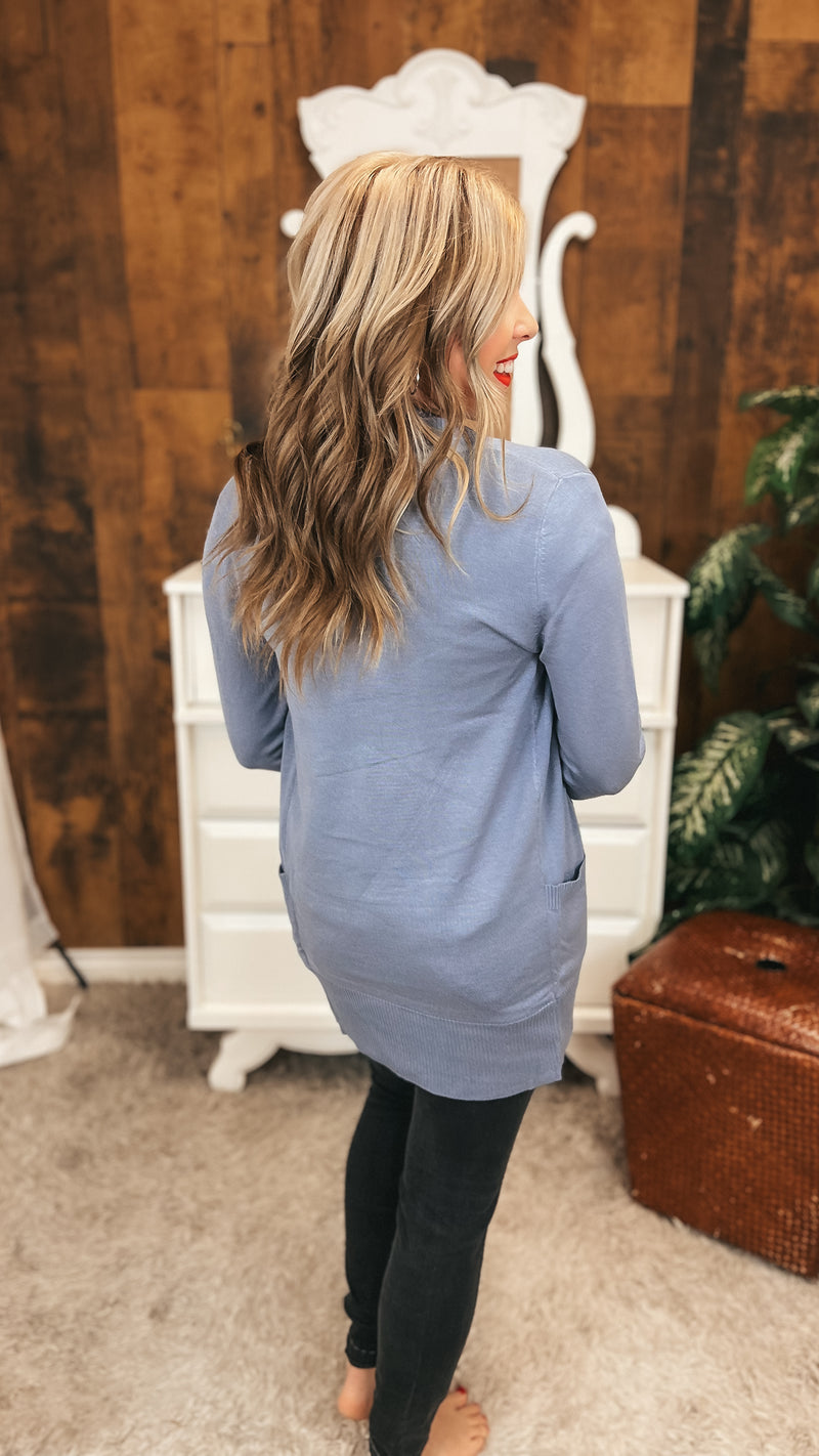 Sherry Cardigan 2.0 | Iris Blue